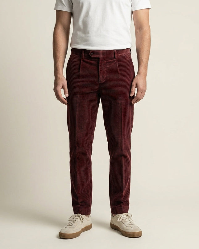 Men's Corduroy Trousers – Straight Fit Everyday Style