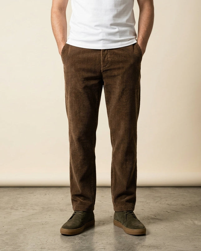 Men's Corduroy Trousers – Straight Fit Everyday Style