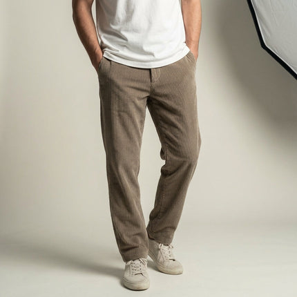 Men's Corduroy Trousers – Straight Fit Everyday Style
