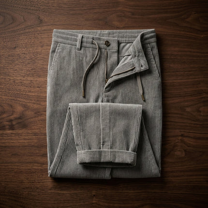 Men's Corduroy Trousers – Straight Fit Everyday Style