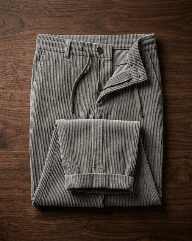 Men's Corduroy Trousers – Straight Fit Everyday Style
