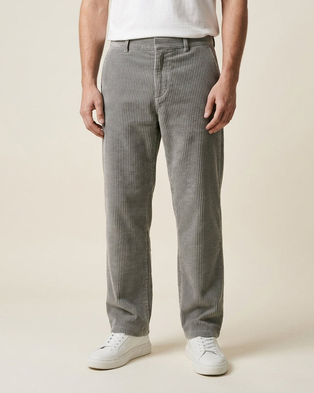 Men's Corduroy Trousers – Straight Fit Everyday Style