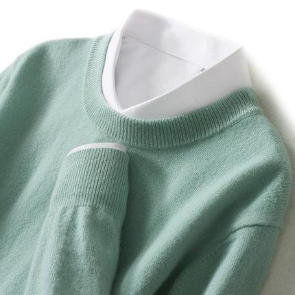 Men's Crew Neck Jumper – Fine Knit Classic Everyday Style