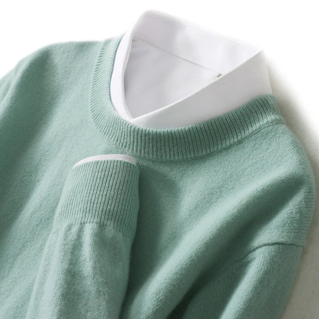 Men's Crew Neck Jumper – Fine Knit Classic Everyday Style