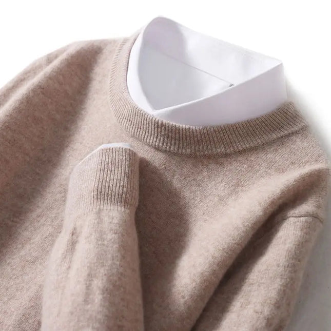Men's Crew Neck Jumper – Fine Knit Classic Everyday Style
