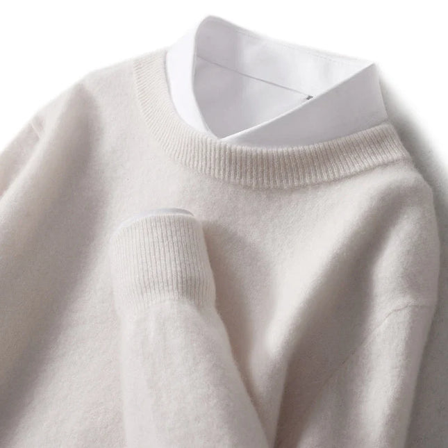Men's Crew Neck Jumper – Fine Knit Classic Everyday Style