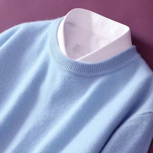 Men's Crew Neck Jumper – Fine Knit Classic Everyday Style
