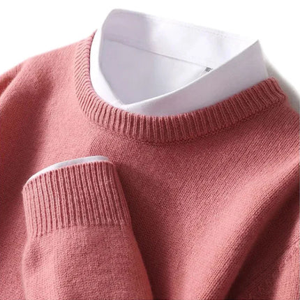 Men's Crew Neck Jumper – Fine Knit Classic Everyday Style