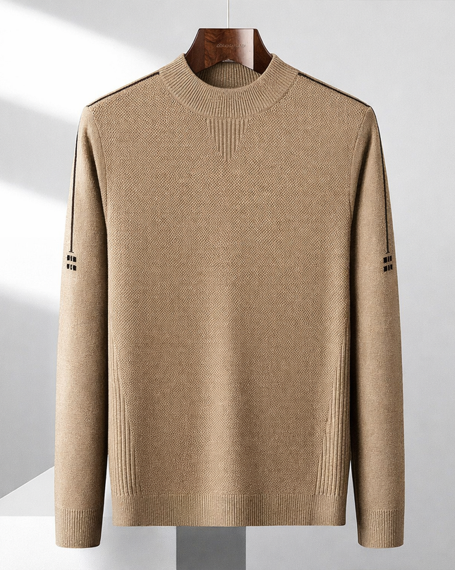 Men's Crew Neck Jumper – Fine Knit Smart Casual Style