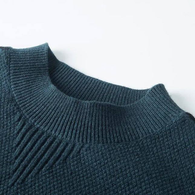 Men's Crew Neck Jumper – Fine Knit Smart Casual Style