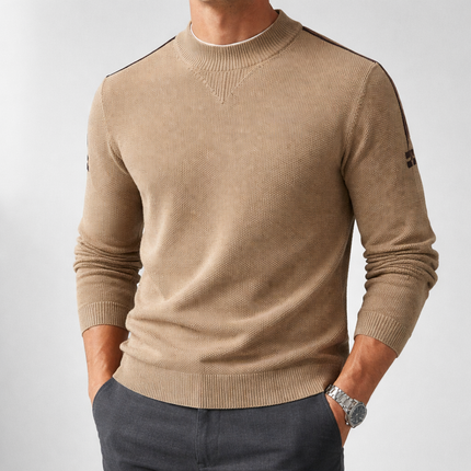 Men's Crew Neck Jumper – Fine Knit Smart Casual Style