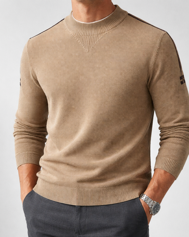 Men's Crew Neck Jumper – Fine Knit Smart Casual Style