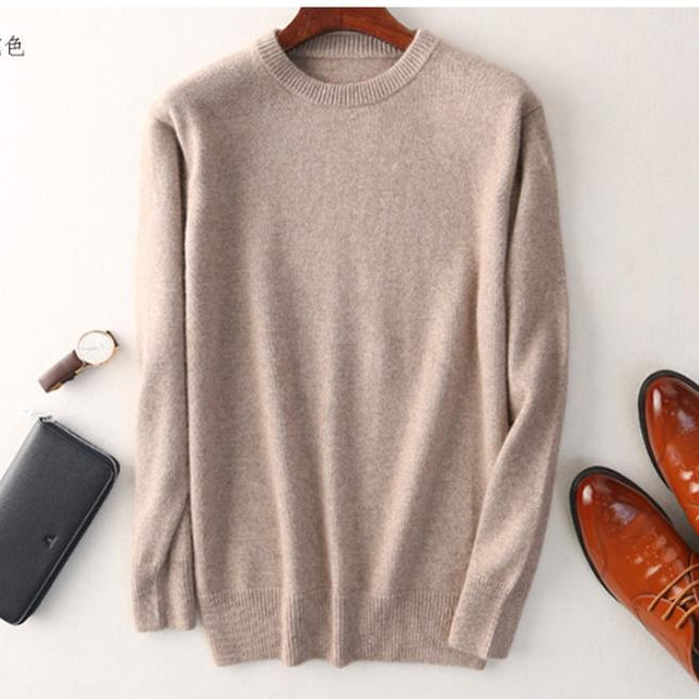 Men's Crew Neck Jumper – Refined Everyday Fine Knit Style