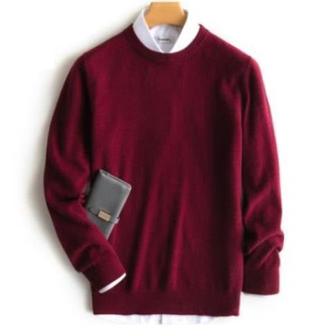 Men's Crew Neck Jumper – Refined Everyday Fine Knit Style