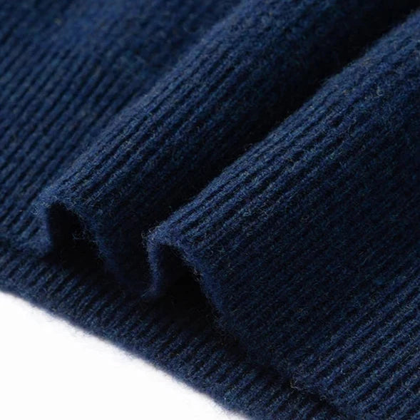 Men's Crew Neck Jumper – Textured Knit Stripe Design