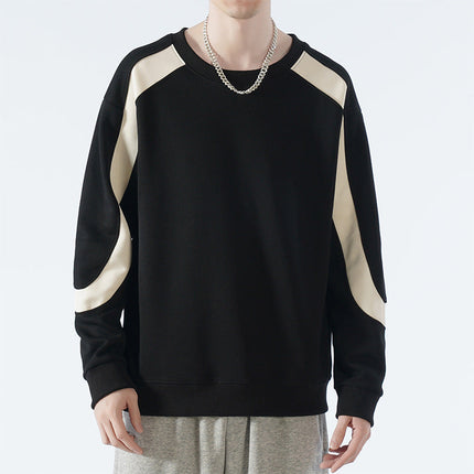 Men's Crew Sweatshirt – Minimalist Contrast Detail