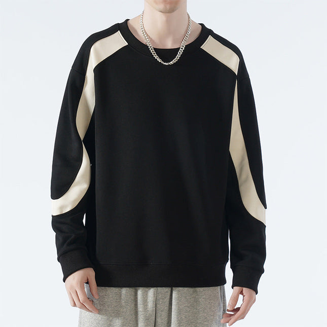 Men's Crew Sweatshirt – Minimalist Contrast Detail