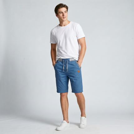 Men's Drawstring Shorts | Knee Length Summer Style