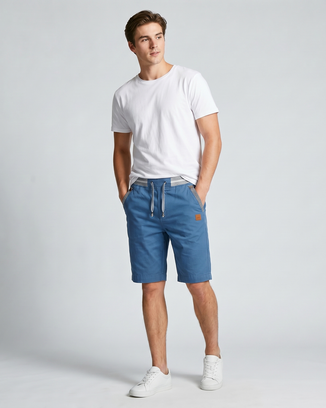 Men's Drawstring Shorts | Knee Length Summer Style