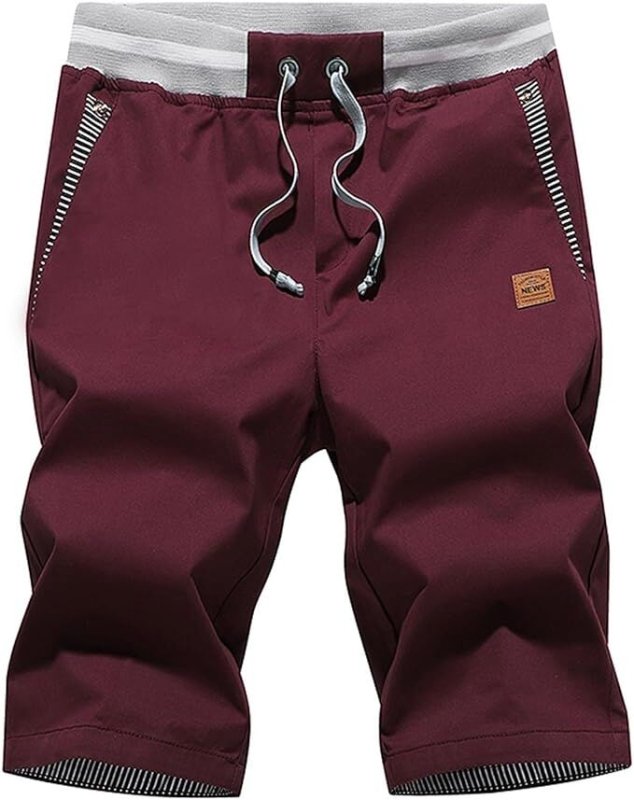 Men's Drawstring Shorts | Knee Length Summer Style