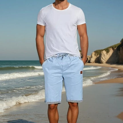 Men's Drawstring Shorts | Knee Length Summer Style