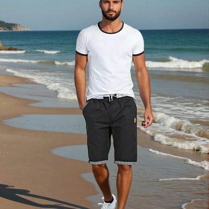 Men's Drawstring Shorts | Knee Length Summer Style