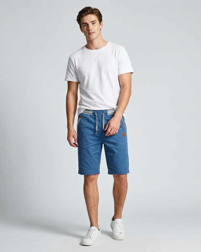 Men's Drawstring Shorts | Knee Length Summer Style