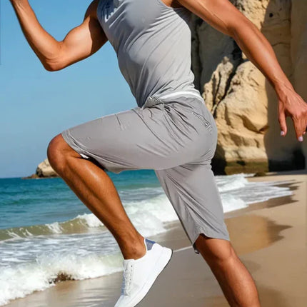 Men's Drawstring Shorts | Knee Length Summer Style