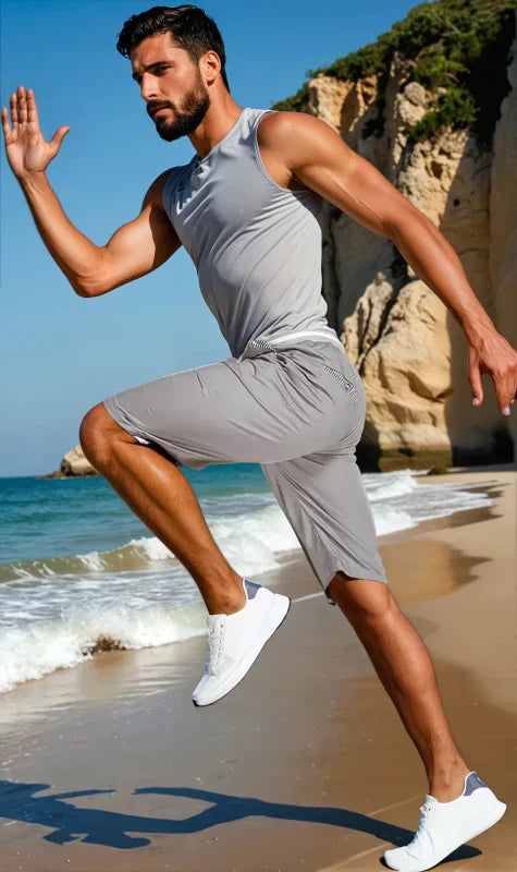 Men's Drawstring Shorts | Knee Length Summer Style