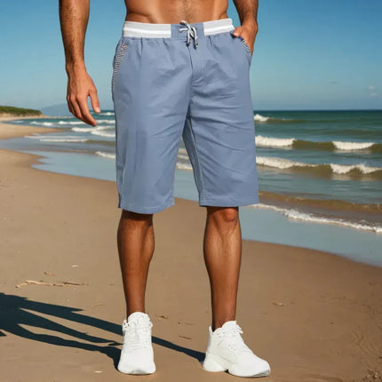Men's Drawstring Shorts | Knee Length Summer Style