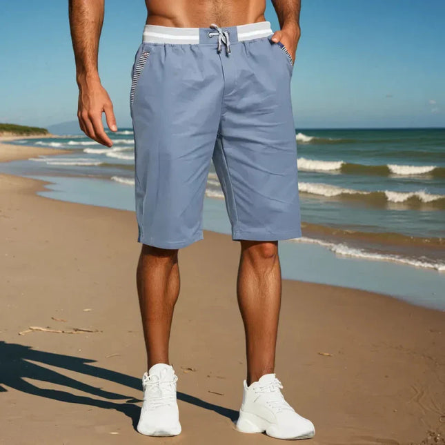 Men's Drawstring Shorts | Knee Length Summer Style