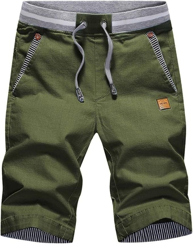 Men's Drawstring Shorts | Knee Length Summer Style