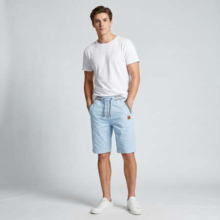 Men's Drawstring Shorts | Knee Length Summer Style