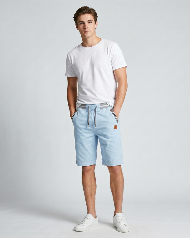 Men's Drawstring Shorts | Knee Length Summer Style