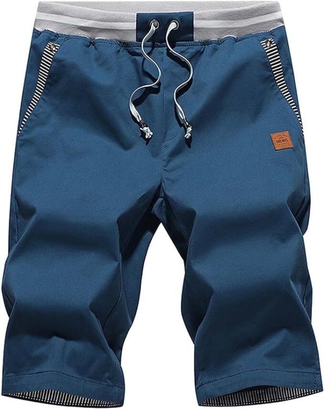 Men's Drawstring Shorts | Knee Length Summer Style