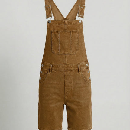 Men's Dungarees in Short Cut – Classic Denim Bib Style