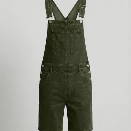 Men's Dungarees in Short Cut – Classic Denim Bib Style