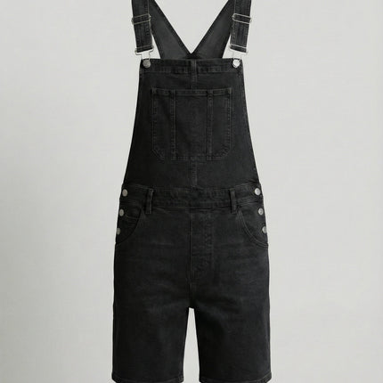 Men's Dungarees in Short Cut – Classic Denim Bib Style