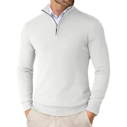 Men's Half Zip Jumper in Regular Fit – Refined Everyday Knit