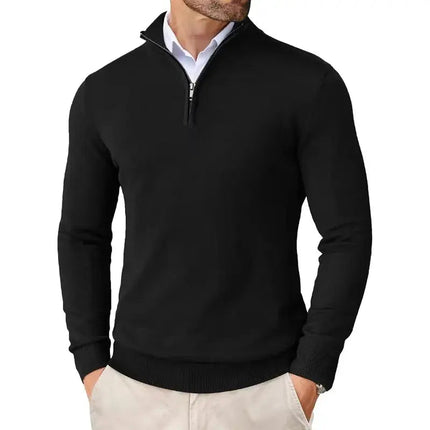 Men's Half Zip Jumper in Regular Fit – Refined Everyday Knit