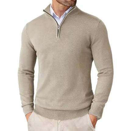 Men's Half Zip Jumper in Regular Fit – Refined Everyday Knit