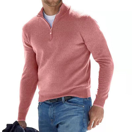 Men's Half Zip Jumper in Regular Fit – Refined Everyday Knit