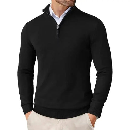 Men's Half Zip Jumper in Regular Fit – Refined Everyday Knit