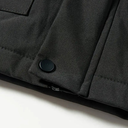 Men's Hooded Parka Jacket – Warm Lined Utility Winter Coat