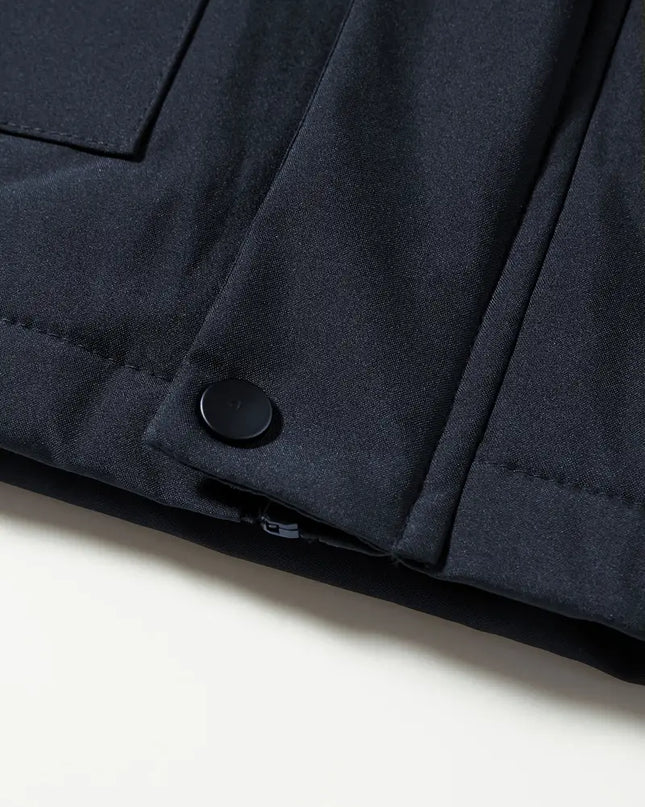 Men's Hooded Parka Jacket – Warm Lined Utility Winter Coat