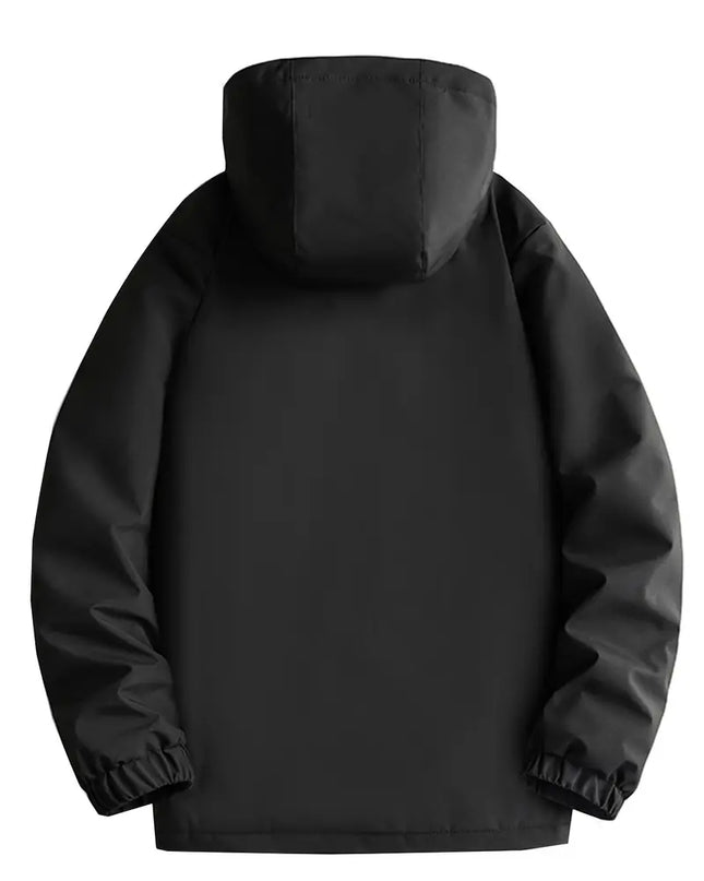 Men's Hooded Parka Jacket – Warm Lined Utility Winter Coat