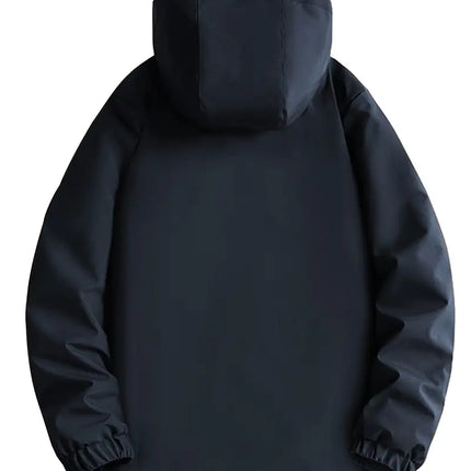 Men's Hooded Parka Jacket – Warm Lined Utility Winter Coat