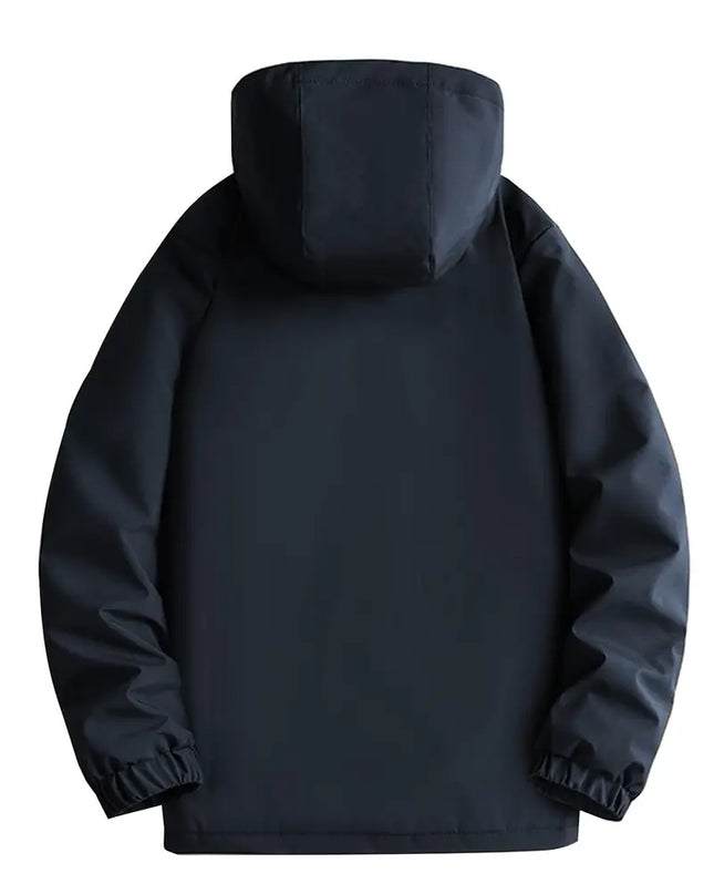 Men's Hooded Parka Jacket – Warm Lined Utility Winter Coat