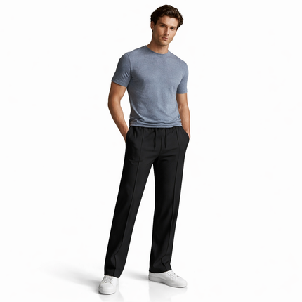 Men's Joggers in Relaxed Straight-Leg Cut – Refined Casual Fit
