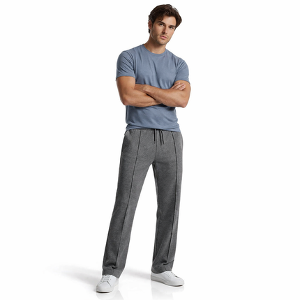 Men's Joggers in Relaxed Straight-Leg Cut – Refined Casual Fit